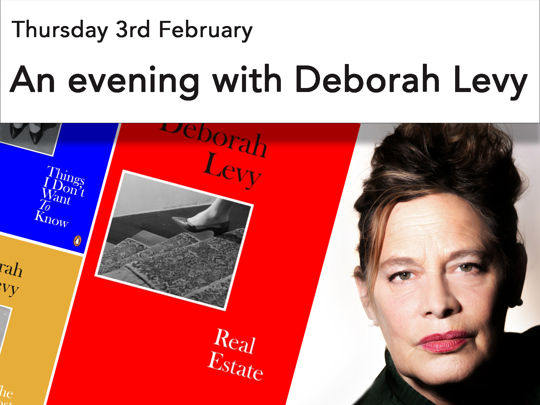 An evening with Deborah Levy