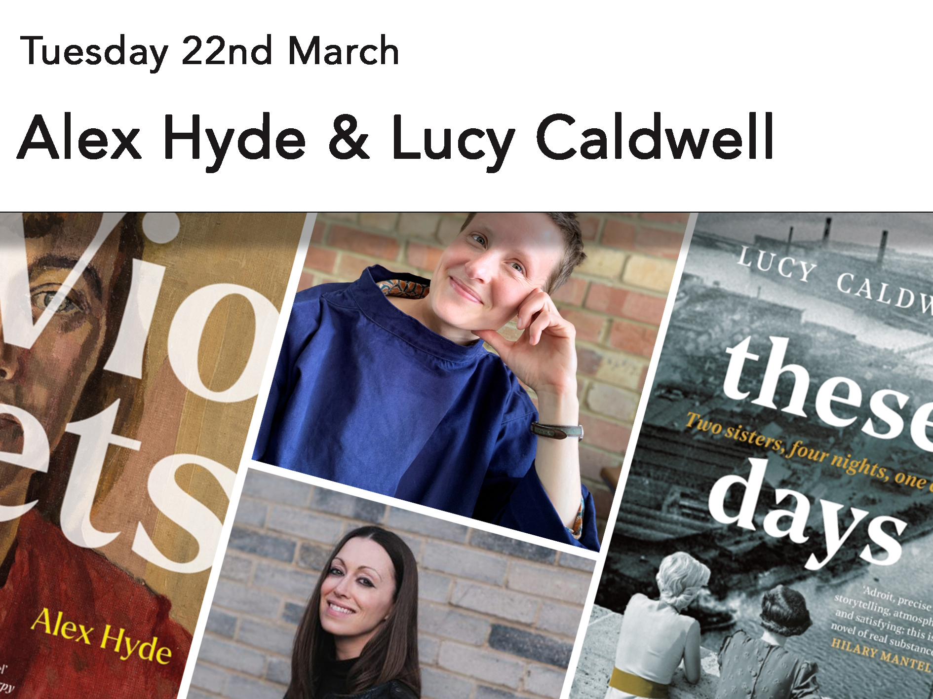 Alex Hyde & Lucy Caldwell: writing the women of World War II