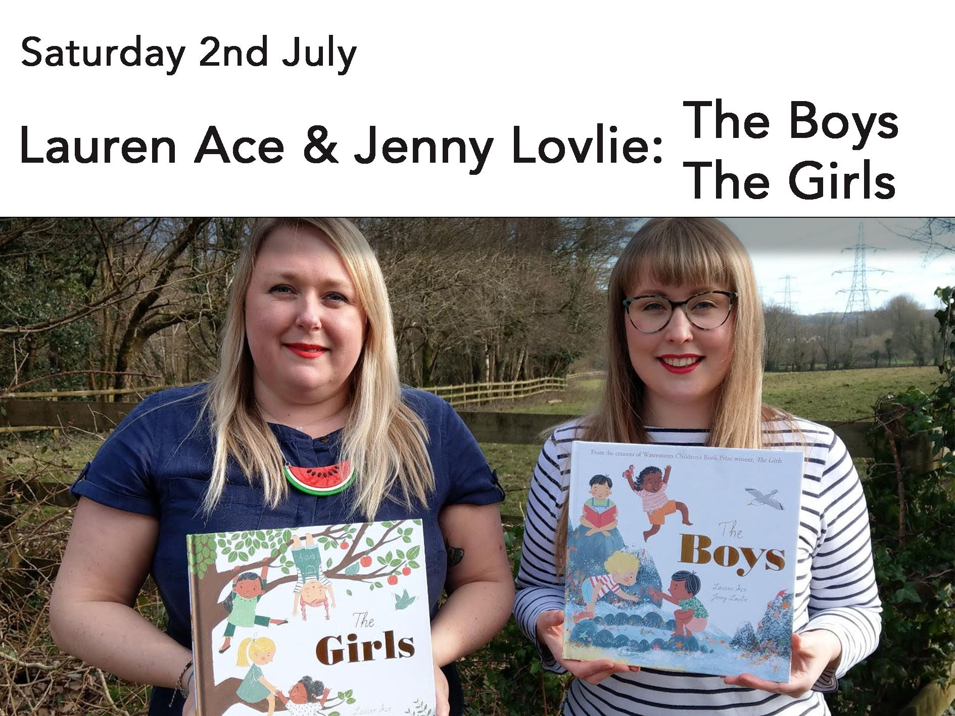 Lauren Ace & Jenny Lovlie: The Boys / The Girls (free event)