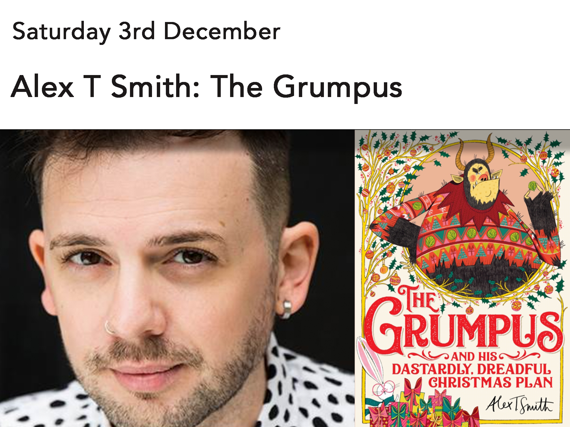 Alex T Smith: The Grumpus (free event)