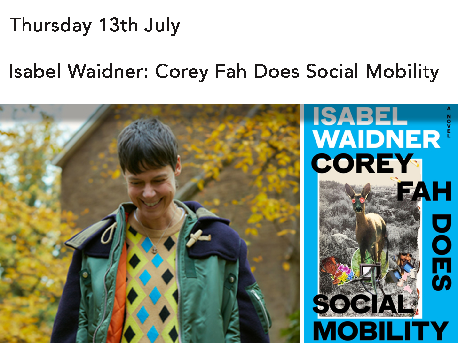 Isabel Waidner: Corey Fah Does Social Mobility