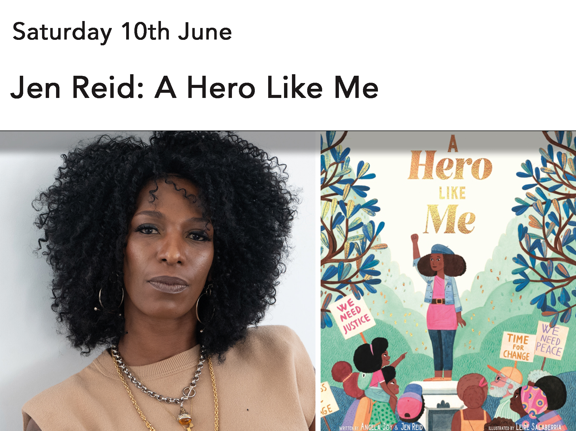 Jen Reid: A Hero Like Me (free event)