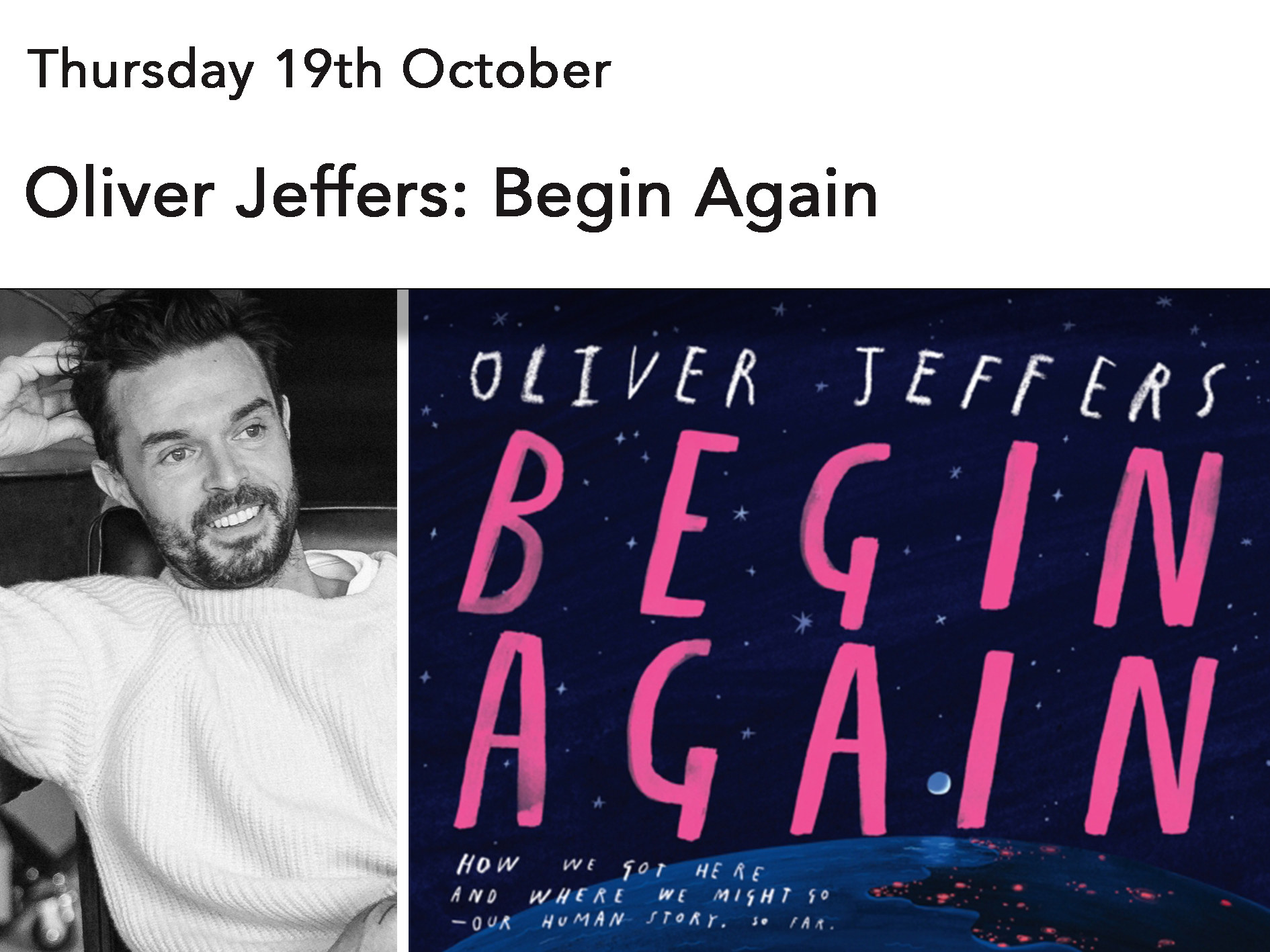 Oliver Jeffers: Begin Again