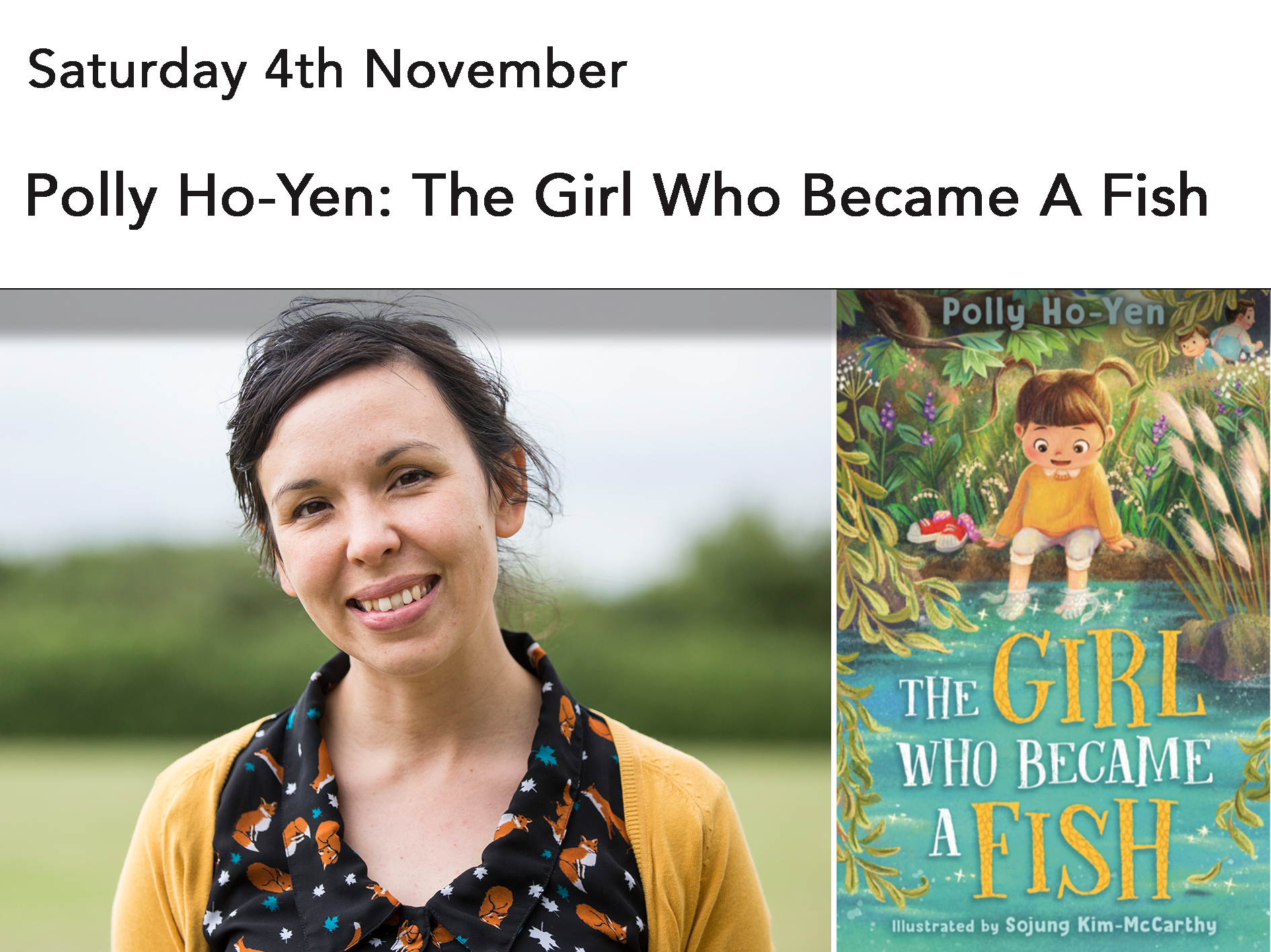 Polly Ho-Yen: The Girl Who Became A Fish (free event)