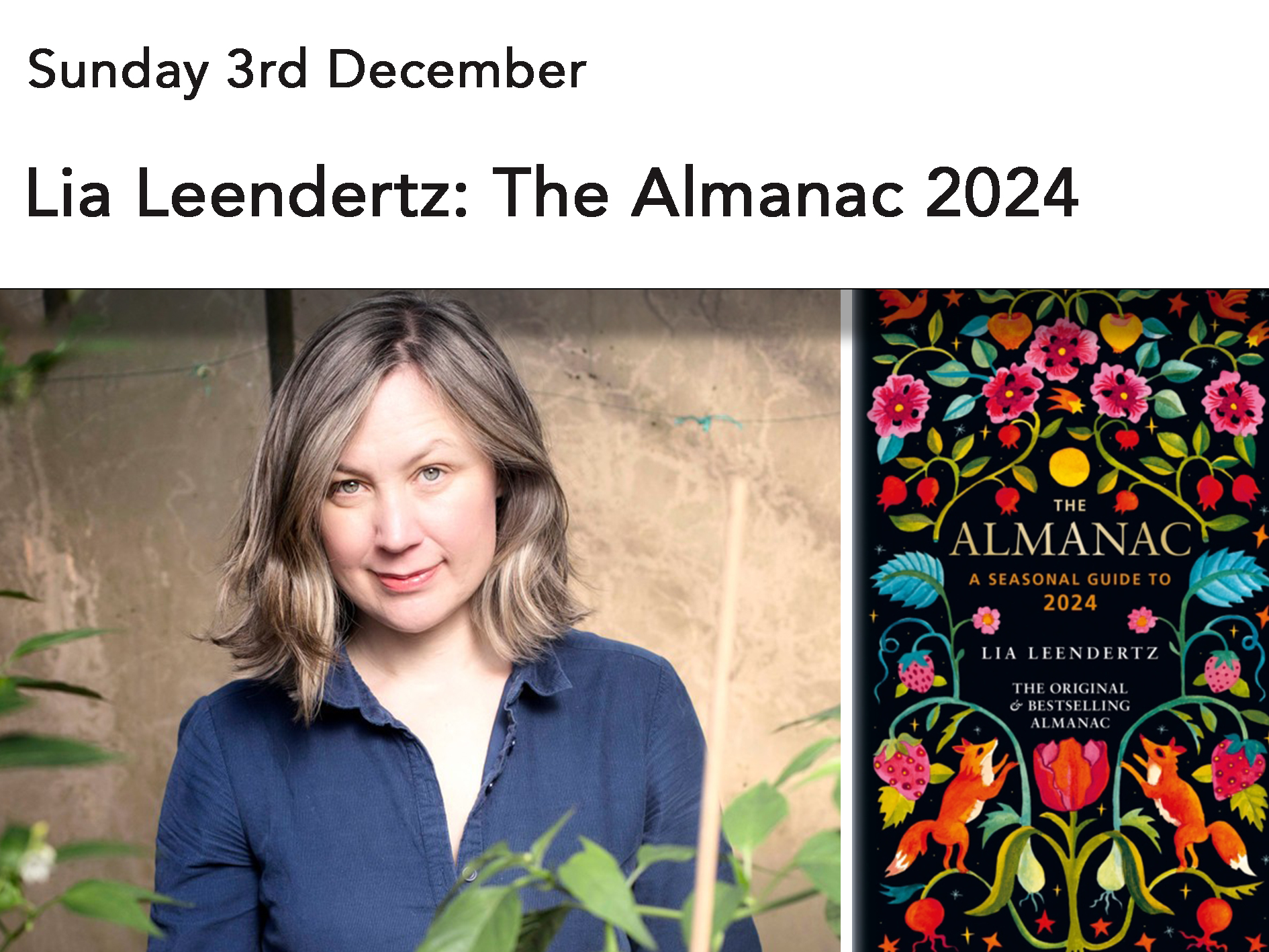 Lia Leendertz: The Almanac 2024