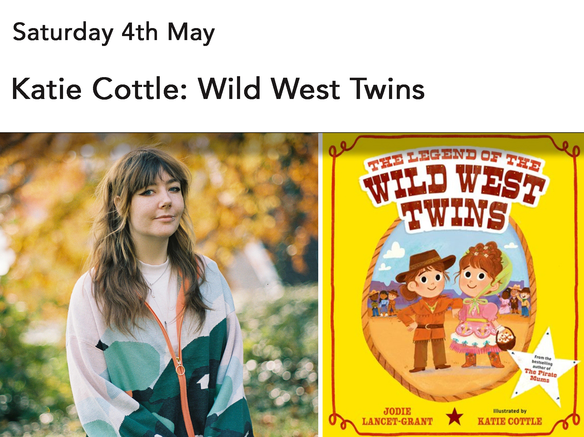 Katie Cottle: The Legend of the Wild West Twins (free event)