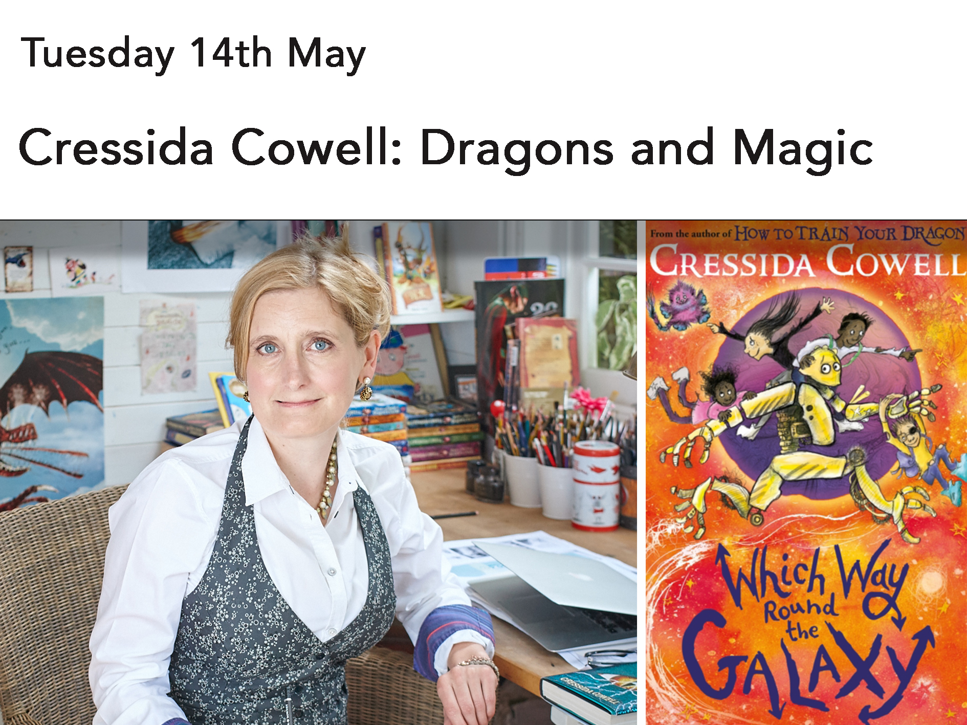 Cressida Cowell: Dragons and Magic