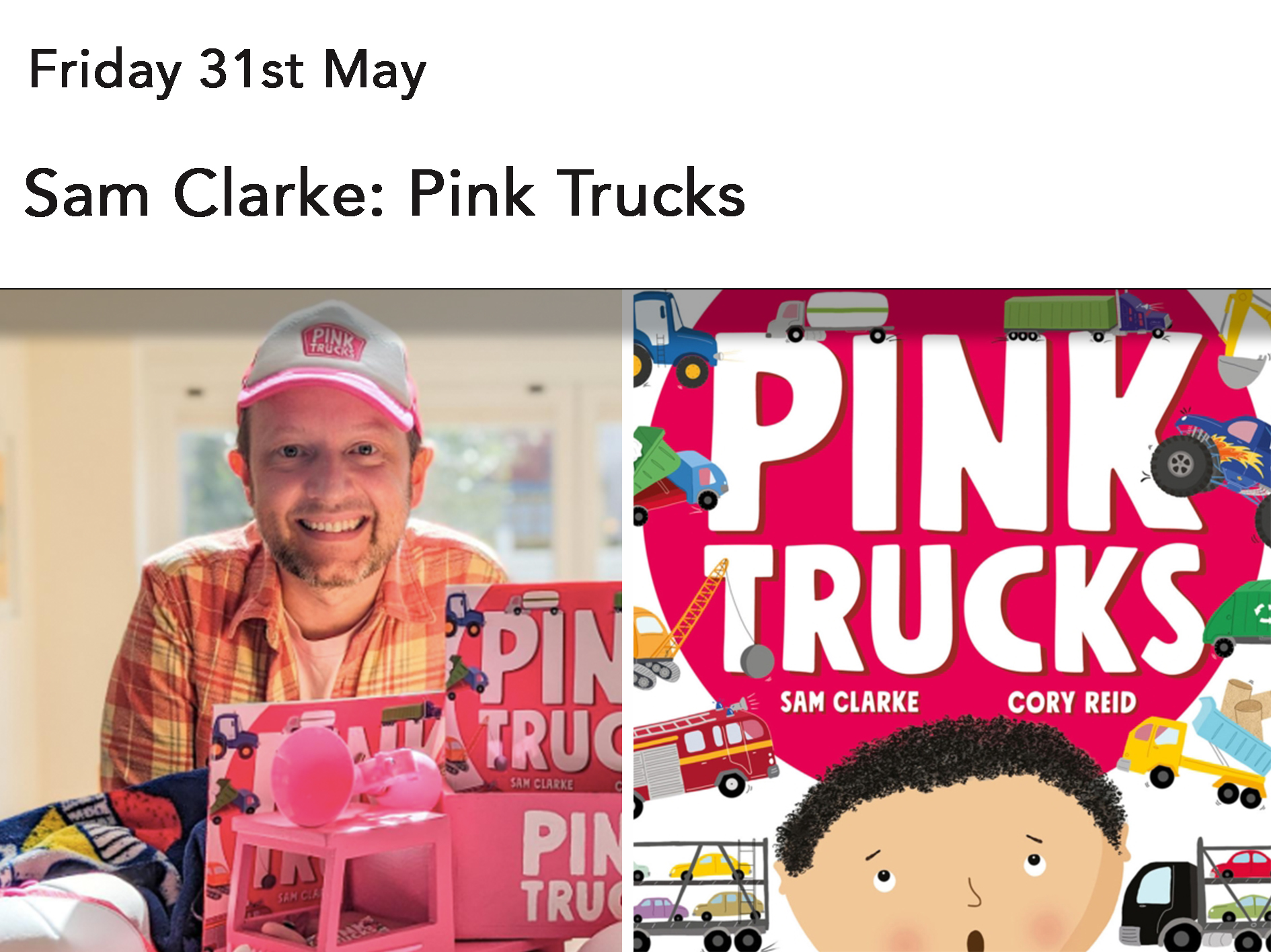 Sam Clarke: Pink Trucks (free event)