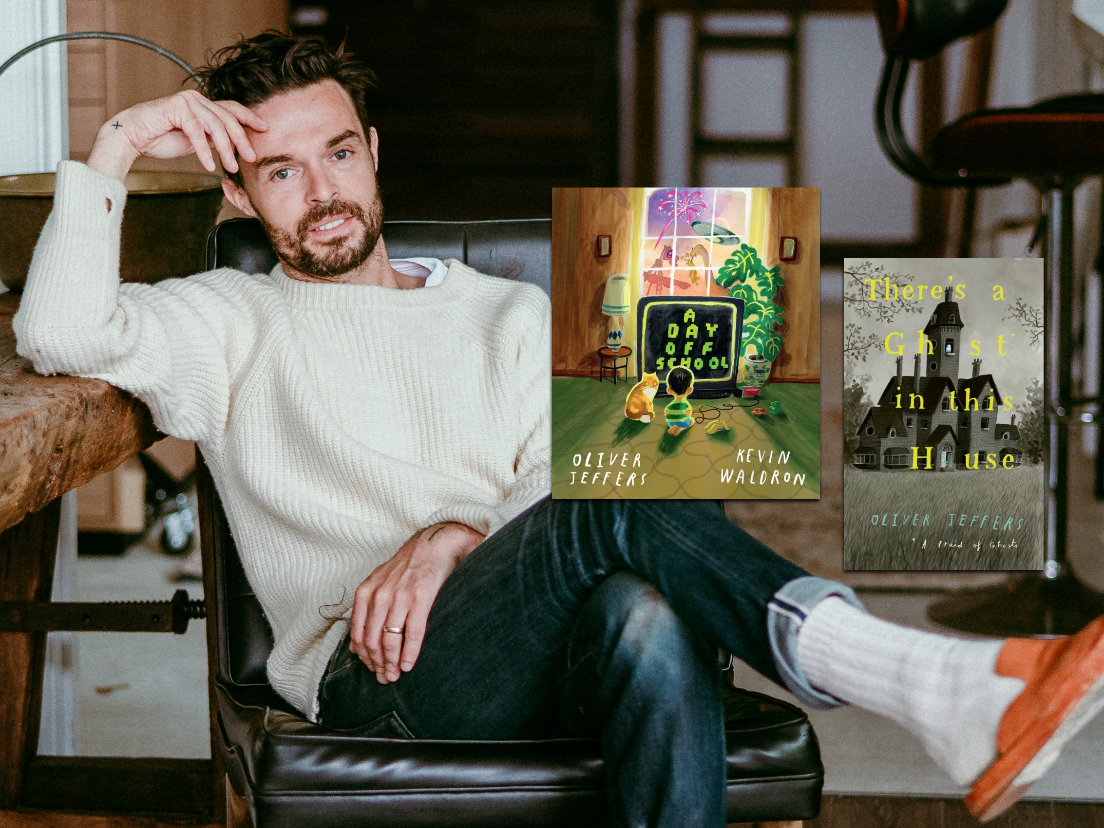 In-store signing with Oliver Jeffers